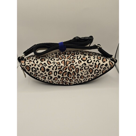 BRIGHTON Wild Cat Leopard Crossbody Belt Fanny Pack Belt Bag Britney Drumheller - Picture 7 of 11